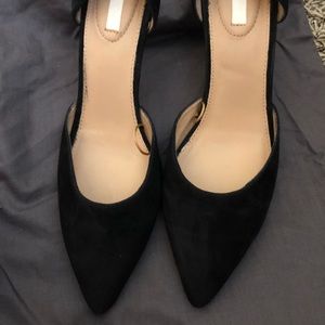 Suede heels